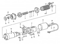 Bosch 0 602 907 107 ---- Hf Flange-Mounted Motor Spare Parts